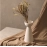 Ins style Nordic plain burned striped ceramic vase decoration, living room flower arrangement, and creative simple dry flower decoration