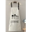Waterproof and oil resistant apron for women, hand wiping, half length household kitchen apron