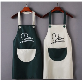 Apron Kitchen New PVC Household Sleeveless Anti fouling Work Clothes for Men and Women Fashion Cute Waterproof Covers