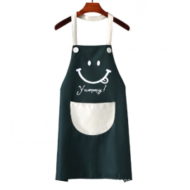 Apron Kitchen New PVC Household Sleeveless Anti fouling Work Clothes for Men and Women Fashion Cute Waterproof Covers