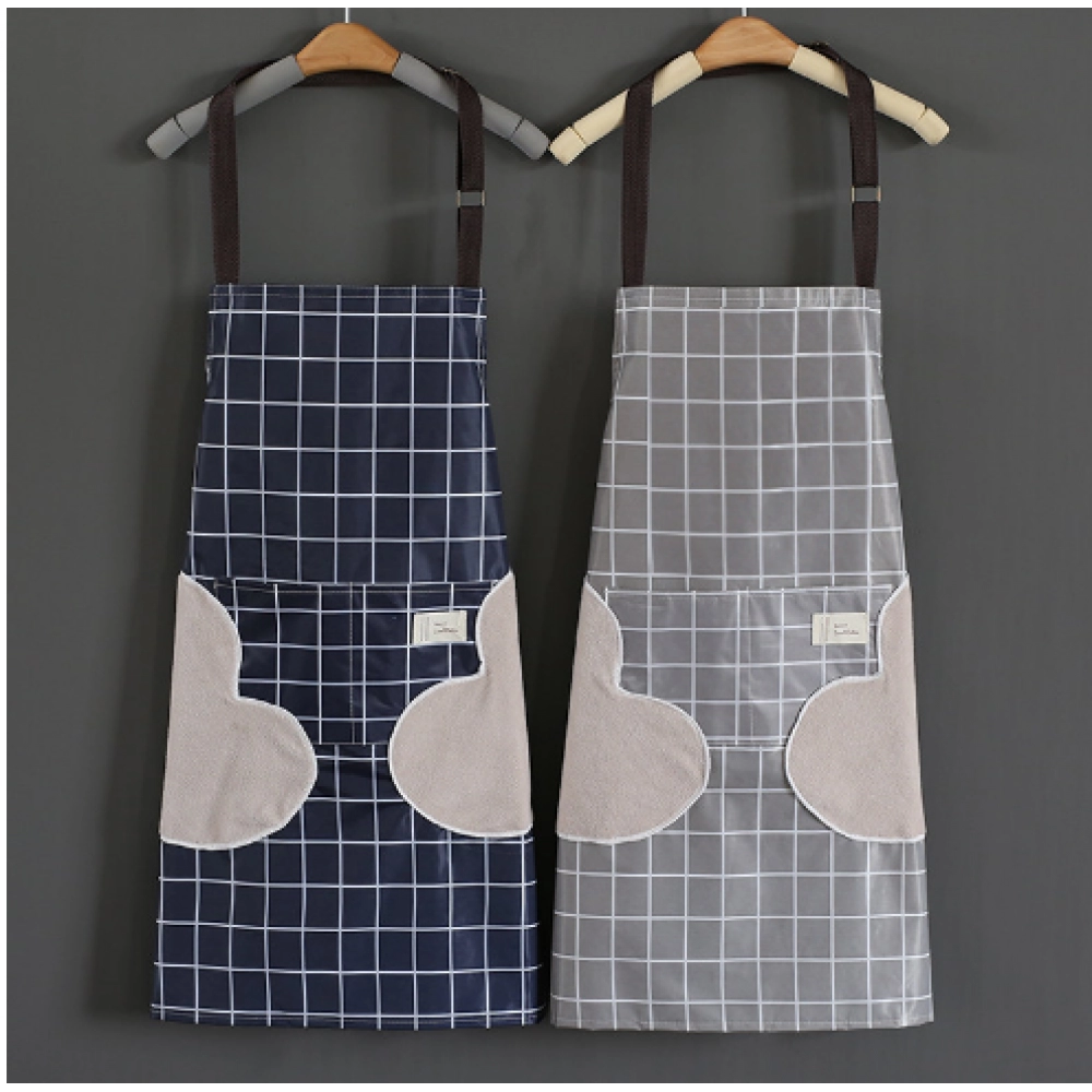 Netizens can wipe hands, aprons are waterproof and oil resistant for daily use at home, adult kitchens, adjustable neck hooks, suitable for both men and women Netizens can wipe hands, aprons are waterproof and oil resistant for daily use at home, adult kitchens, adjustable neck hooks, suitable for both men and women