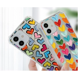INS Love 14pro Mirror 13 Phone Case Apple 11 Makeup 12 Mirror 13promax Fashion xr Painted xs