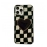 INS black and white checkered love bracket XR suitable for iPhone 12pro max Apple 11 phone case 13 silicone 14 soft